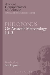 book Philoponus: On Aristotle Meteorology 1.1-3