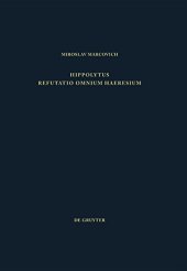 book Hippolytus Refutatio Omnium Haeresium