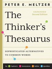 book The Thinker's Thesaurus: Sophisticated Alternatives to Common Words