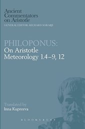 book Philoponus: On Aristotle Meteorology 1.4-9, 12