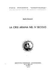 book La crisi ariana nel IV secolo