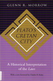 book Plato's Cretan City: A Historical Interpretation of the Laws