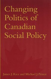 book Changing Politics of Canadian Social Policy