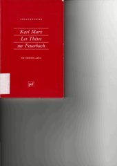 book Karl Marx,Les Thèses sur Feuerbach