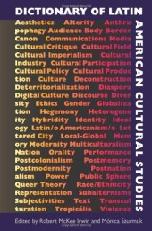 book Dictionary of Latin American Cultural Studies