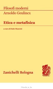 book Etica e metafisica