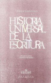 book Historia universal de la escritura