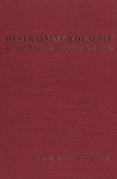 book Restraining Equality: Human Rights Commissions in Canada