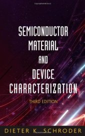 book Semiconductor Material and Device Characterization