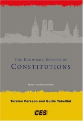 book The Economic Effects of Constitutions