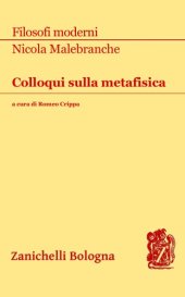 book Colloqui sulla metafisica