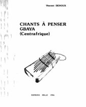 book Chants a penser gbaya (Centrafrique)