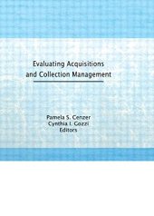 book Evaluating Acquisitions and Collection Management