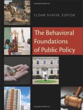 book The Behavioral Foundations of Public Policy