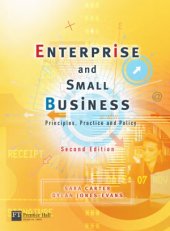 book Enterprise & Small Business  Principles, Practice & Policy