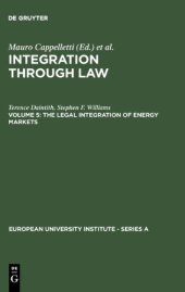 book The Legal Integration of Energy Markets