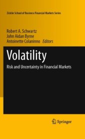 book Volatility  Risk and Uncertainty in Financial Markets