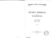 book Etudes védiques et pāṇinéennes 3