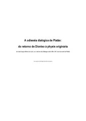 book A odisséia dialógica de Platão: do retorno de Dioniso à physis originária