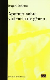 book Apuntes sobre la violencia de genero