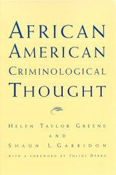 book African American Criminological Thought