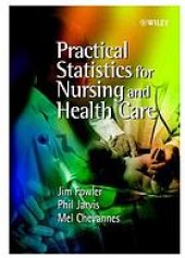 book Practical statistics for nursing and health care