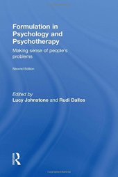 book Formulation in Psychology and Psychotherapy: Making sense of people's problems