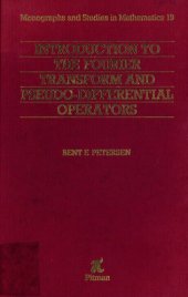 book Introduction to the Fourier transform & pseudo-differential operators