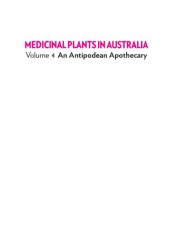 book Medicinal Plants in Australia Volume 4 : an Antipodean Apothecary.