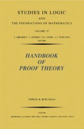 book Handbook of Proof Theory