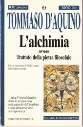 book L'alchimia ovvero trattato della pietra filosofale