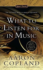 book What to Listen for in Music