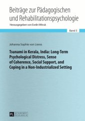 book Tsunami in Kerala, India : long-term psychological distress, sense of coherence, social support, and coping in a non-industrialized setting