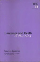 book Language and Death: The Place of Negativity