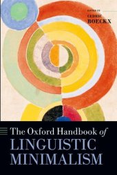 book The Oxford Handbook of Linguistic Minimalism