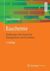 book Bauchemie: Einführung in die Chemie für Bauingenieure und Architekten