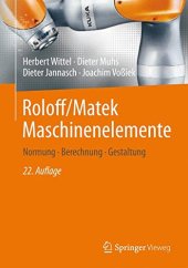 book Roloff/Matek Maschinenelemente: Normung, Berechnung, Gestaltung