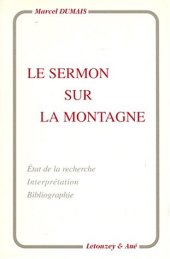 book Le Sermon sur la Montagne. Etat de la recherche, Interprétation, Bibliographie