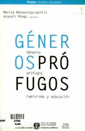 book Géneros prófugos: feminismo y educación