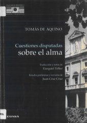 book Cuestiones disputadas sobre el alma