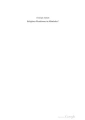 book Religiöser Pluralismus im Mittelalter? Besichtigung einer Epoche der Europäischen Religionsgeschichte