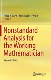 book Nonstandard Analysis for the Working Mathematician