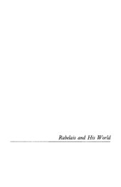 book Rabelais and His World