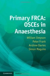 book Primary FRCA: OSCEs in Anaesthesia