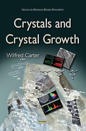 book Crystals and Crystal Growth