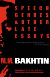 book Speech Genres and Other Late Essays