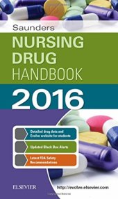 book Saunders Nursing Drug Handbook 2016, 1e