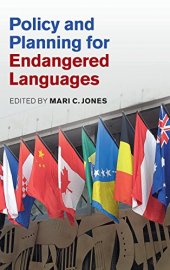 book Policy and Planning for Endangered Languages