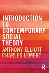 book Introduction to Contemporary Social Theory