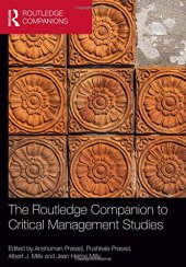 book The Routledge Companion to Critical Management Studies